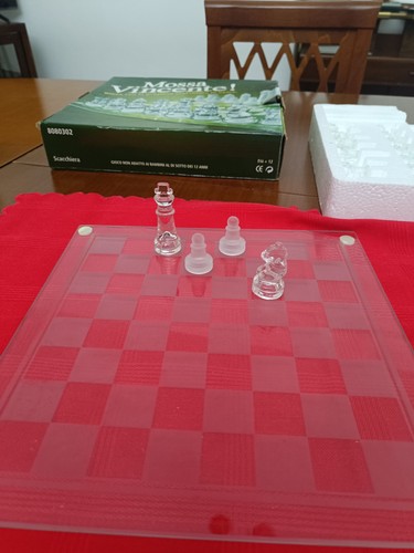 Gioco scacchiera vetro - gioco, in