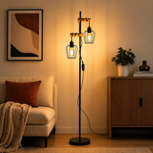 Lampada terra vintage - lampada,