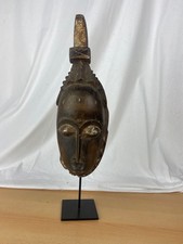 Maschera Africa maschera legno Baule tronco Costa d'Avorio antica originale intagliata a mano
