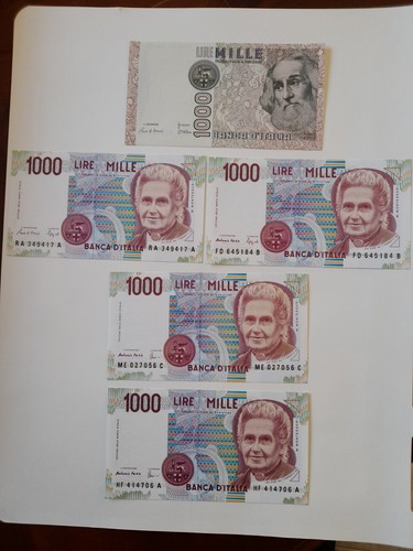 Lotto banconote - 5,