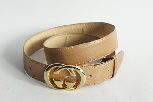 Gucci ceinture cuir marron - ceinture,