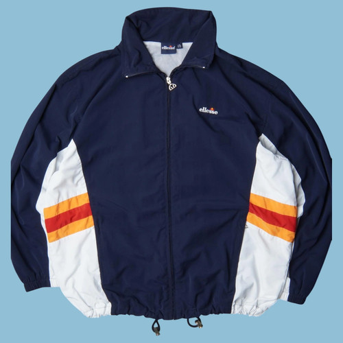 Giacca vento vintage ellesse - a,