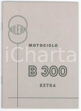 1960 MOTO GILERA Motociclo B 300 Extra - Manuale uso e manutenzione
