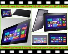 2x pellicola protettiva display opaca antiriflesso per ASUS Vivo Tab RT TF600 TF600T
