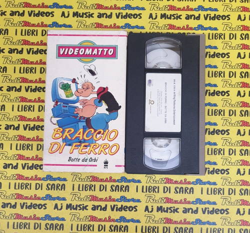 Vhs cartonata braccio ferro - vhs,