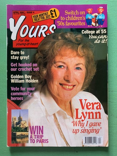 Yours magazine april 2001 dame - yours, april-2001