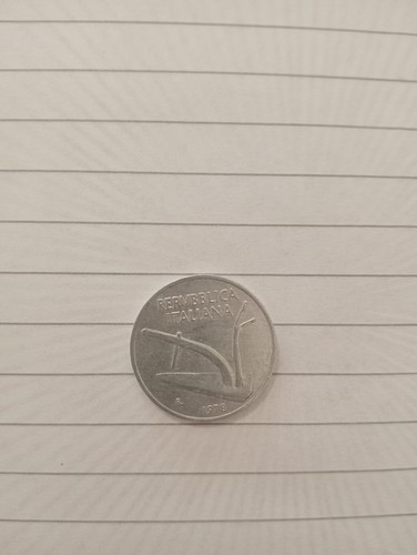 Moneta lire del 1978 - moneta,