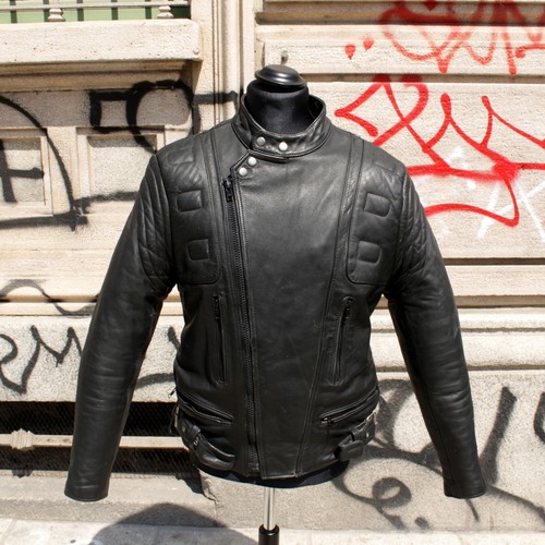Giubbotto pelle moto biker - pelle,
