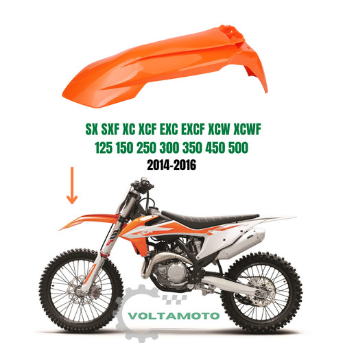 Parafango anteriore ktm - anteriore, xc