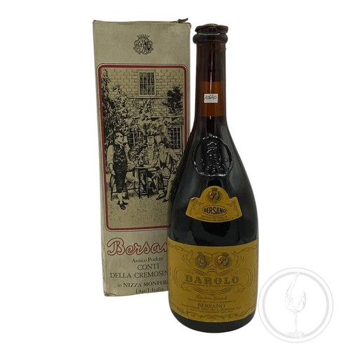 Vintage bottle bersano - vintage,