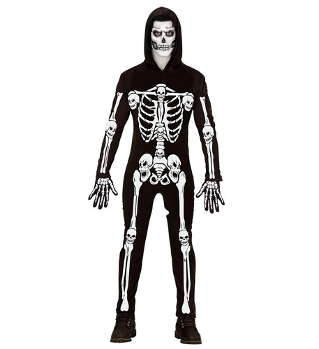 Costume scheletro tuta - costume,
