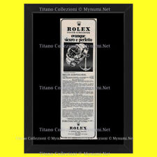 Anni '60  * Pubblicità Originale "Rolex Submariner. Ovunque Sicuro" Cornice