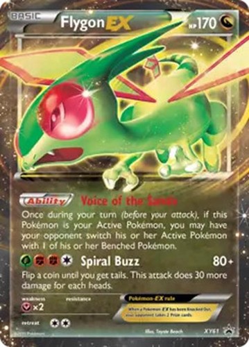 Flygon xy61 pokemon xy - ex,
