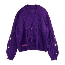 Cardigan Taylor's Purple Speak