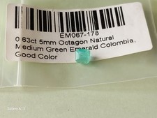 SMERALDO COLOMBIANO NATURALE NON TRATTATO CT.0.63