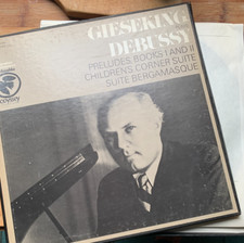 Cofanetto LP 33 GIESEKING PLAYS DEBUSSY 3 vinili ODYSSEY