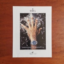 1998 Ebel 1911 Harrison Ford - Original AD Advertising Pubblicità Vintage