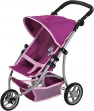 Passeggino per Bambole 3 Ruote Giocattolo Lio Unicorno Viola 16572 3 anni+ Knorr