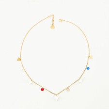 Halskette Kette Dreieck Delta