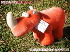 ? Mordillo VERO VINTAGE 1996 RINOCERONTE RHINOCEROS Peluche Plush Soft Toy HEYE