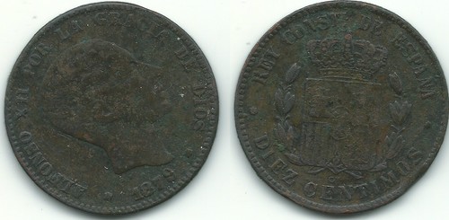 Spagna centesimi 1879 - spagna,