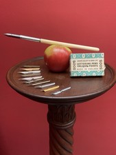 Antique Fully hallmarked Silver dip Pen William Hornby London 1902 Museum Worthy