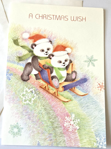 Biglietto natale vintage - di,