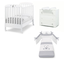 Erbesi - Set Lettino Tatino + Comò + Piumone - Spedizione Gratuita