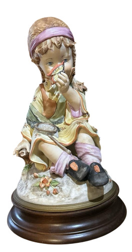 Statuina ceramica dipinta a - statuina,