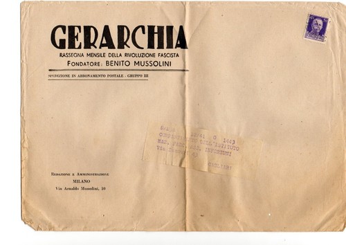 Gerarchia rivista fascista - fascista,