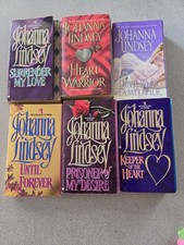 Johanna Lindsey Books lot Of 6