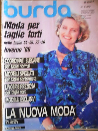 Burda 879 1986 moda - n�,