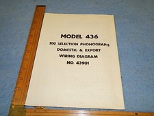 Schema cablaggio Rock-ola 436