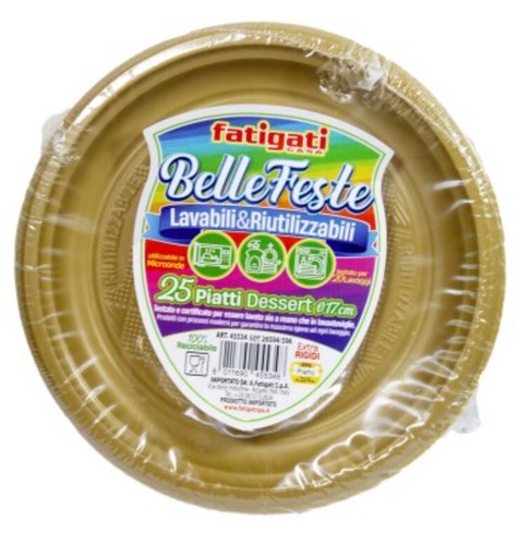 Piatti frutta dessert oro - frutta,