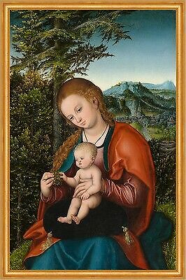 Madonna col bambino - bambino, in