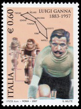 Italia Italy 2944 2007 Personalità Sportive Luigi Ganna MNH
