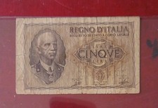 ITALY 5 LIRE 1940 Fine.