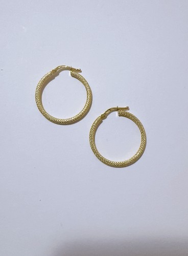 Orecchini cerchio oro - cerchio, 18