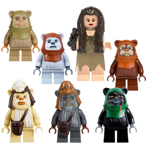 Minifigure ewoks - minifigure, +