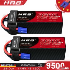 2 pezzi 4S 14,8 V 9500 mAh EC5 batteria LiPo per RC auto camion camion aereo drone