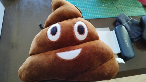 Peluche emoticon poo - peluche,