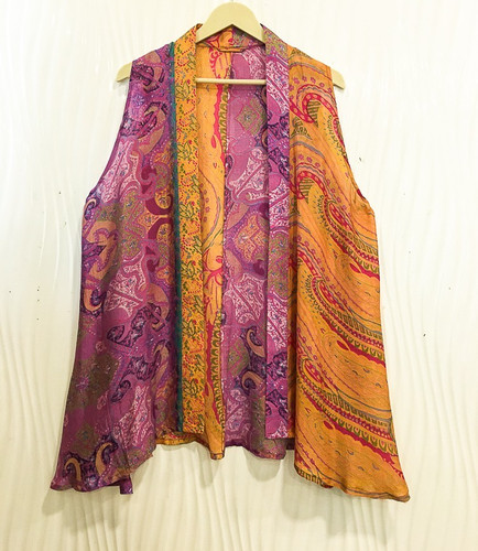 Giacca corta kimono senza