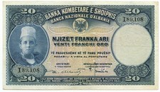 20 FRANCHI ORO BANCA NAZIONALE