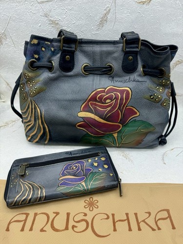 Anuschka borsa pelle rosa - anuschka, in