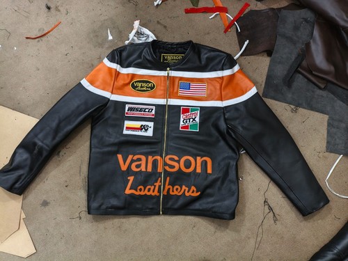 Giacca motociclista vanson - giacca,