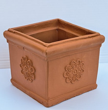 Vaso quadrato terracotta cm
