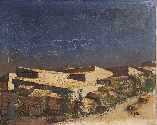 Giorgio orefice olio - orefice,, tela