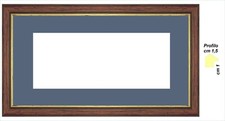 Cornice Noce filo Oro con