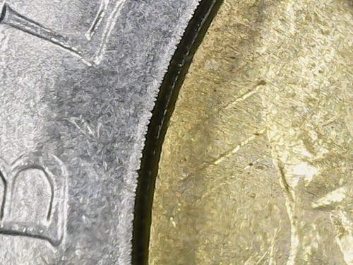 500 lire 1983 errore - -, linee