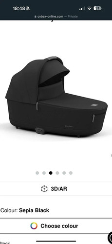 Cybex priam carry nuovo - priam, nero